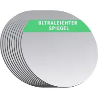 OEM Miroir rond en acrylique, double face, 7 cm, décoration, bricolage, maquillage