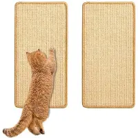 OEM Tapis à griffer pour chat en sisal, autocollant, 60 x 30 cm, motif pierre naturelle