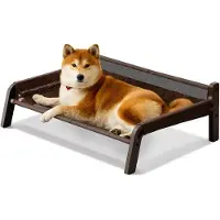 OEM Lit pour chien en maille, marron, XL, pour petits et grands chiens