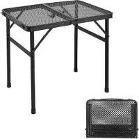 OEM Table pliante miniature avec siège, 42 x 32 x 7 cm, noire