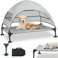 OEM Lit pour chien imperméable avec toit et pieds antidérapants