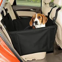 Markenlos Siège pour chien ultra-robuste pour petits chiens, noir, taille moyenne