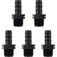 OEM Raccord d'arrosage cannelé en 5 parties, adaptateur pour tuyau d'arrosage 16 mm
