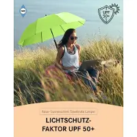 OEM Parapluie de voyage pliable avec protection UV pour le camping et la plage