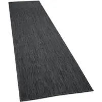 Tapis.fr Tapis d'intérieur & extérieur Venezia anthracite 80x250 cm