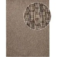 Tapis.fr Tapis d'intérieur & extérieur Venezia taupe 80x150 cm