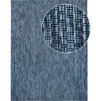 Tapis.fr Tapis d'intérieur & extérieur Venezia bleu 240x340 cm
