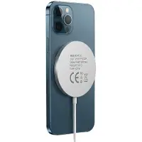 Avizar Mayaxess, chargeur MagSafe magnétique 15 W pour iPhone 15 Pro Max, blanc