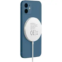 Avizar Mayaxess, chargeur MagSafe magnétique 15 W pour iPhone 13 Mini, blanc