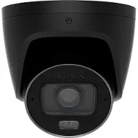 Ajax TurretCam HLVF (8 Mp) PoE, IP Kamera Schwarz, Caméra réseau, Noir