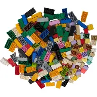 LEGO Assortiment de briques – 100 briques 2x4 et 100 briques 2x2 | Kit créatif classique
