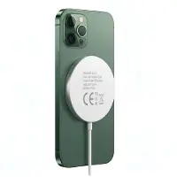 Avizar Mayaxess, chargeur MagSafe magnétique 15 W pour iPhone 13 Pro, blanc