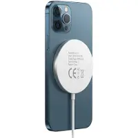 Avizar Mayaxess, chargeur MagSafe magnétique 15 W pour iPhone 12 / 12 Mini / 12 Pro / 12 Pro Max, blanc