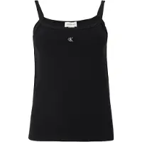 Calvin Klein Jeans Haut 'Monogram Patch Cami' noir