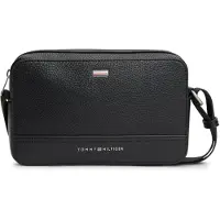 Tommy Hilfiger Sac à bandoulière 'Signature Tape Plaque' noir