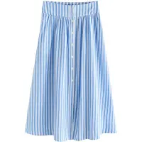 Next Jupe bleu ciel / blanc