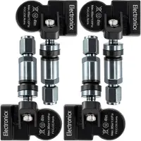 ELECTRONICX 4x Capteurs TPMS Métal Gunmetal 433 MHz pour für JAC T6 2020-2026 - préprogrammé prêt à l'emploi remplacement direct qualité d'équipement d'origine 20922901 20922901 20922901