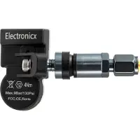 ELECTRONICX Capteur TPMS 433 MHz Métal Gunmetal pour für Cowin X5 2019 - préprogrammé prêt à monter qualité OE