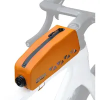 RockBros Sacoche de cadre Road to Sky 100 % imperméable pour vélo de course, orange