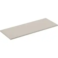 Meublorama Plan pour vasque BELLA 120 cm – Coloris marron congo – Finition mate pour meuble suspendu