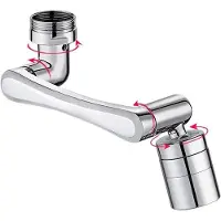 OEM Robinet de cuisine universel 2-en-1, filtre d'évier, réglable sur 2 niveaux, orientable