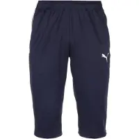 Puma Pantalon de sport bleu marine / blanc