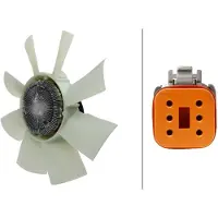 Hella Ventilateur de refroidissement moteur 24 V 6 pôles adapté notamment pour RENAULT TRUCKS