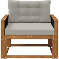 vidaXL Sofa de milieu extérieur Naturel