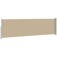 vidaXL Store de balcon escamotable, 117 x 600 cm, polyester, angle droit