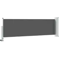 vidaXL , store de balcon, 100 x 300 cm, 100% polyester, fer, acier