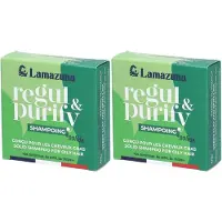 Lamazuna Regul & Purify Shampoing Solide 2x70 g Shampooing