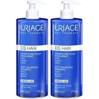 Uriage DS Hair Shampooing Doux Équilibrant 2x500 ml Shampooing