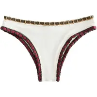 Next Bas de bikini jaune / olive / rouge rubis / blanc