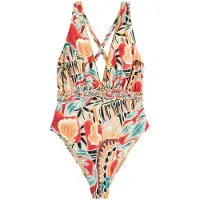 Next Maillot de bain rouille / cappuccino / rouge / noir