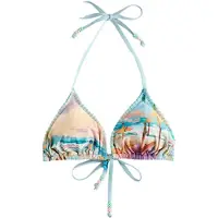 Next Hauts de bikini bleu ciel / orange pastel / rose