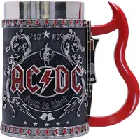 Ginza.se Acdc Tankard Back In Black Cup Multicolore