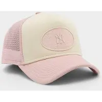 New Era Casquette trucker MLB New York Yankees Oval - Crème, Crème