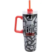 Stor Stainless Steel Xl Cool Thermos Mug Pokemon Metal Meltdown 920ml Clair