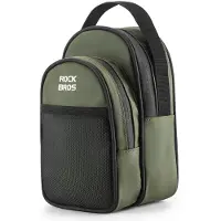 RockBros Sacoche de guidon pour vélo pliable, avec boucle de fixation, sacoche de guidon pour vélo, vert