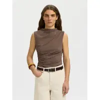 Selected Chemisier marron