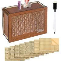 OEM Boîte de rangement avec compteur, 15 L x 1,5 l x 15 H cm, en plastique