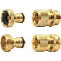 OEM Raccord rapide en laiton pour embout de tuyau d'arrosage - Kit de tuyau d'arrosage