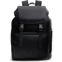 Tommy Hilfiger Sac à dos 'Flag Flap' noir