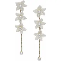 Avant Garde Boucles d'oreilles blanc