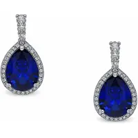 Avant Garde Boucles d'oreilles bleu foncé