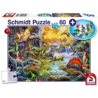 Schmidt Spiele Puzzle Dinosaures - 51 à 99 pièces