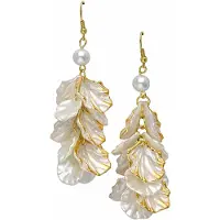 Avant Garde Boucles d'oreilles blanc