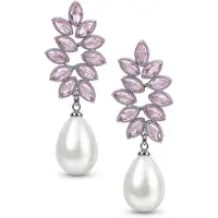 Avant Garde Boucles d'oreilles rose clair