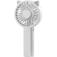 Generique Ventilateur Portable à main, 3 modes de refroidissement de l'air électrique, Rechargeable, pour l'extérieur et l'été, avec veilleuse, pour la maison