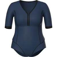 Ulla Popken Maillot de bain 'Kati' bleu foncé / noir